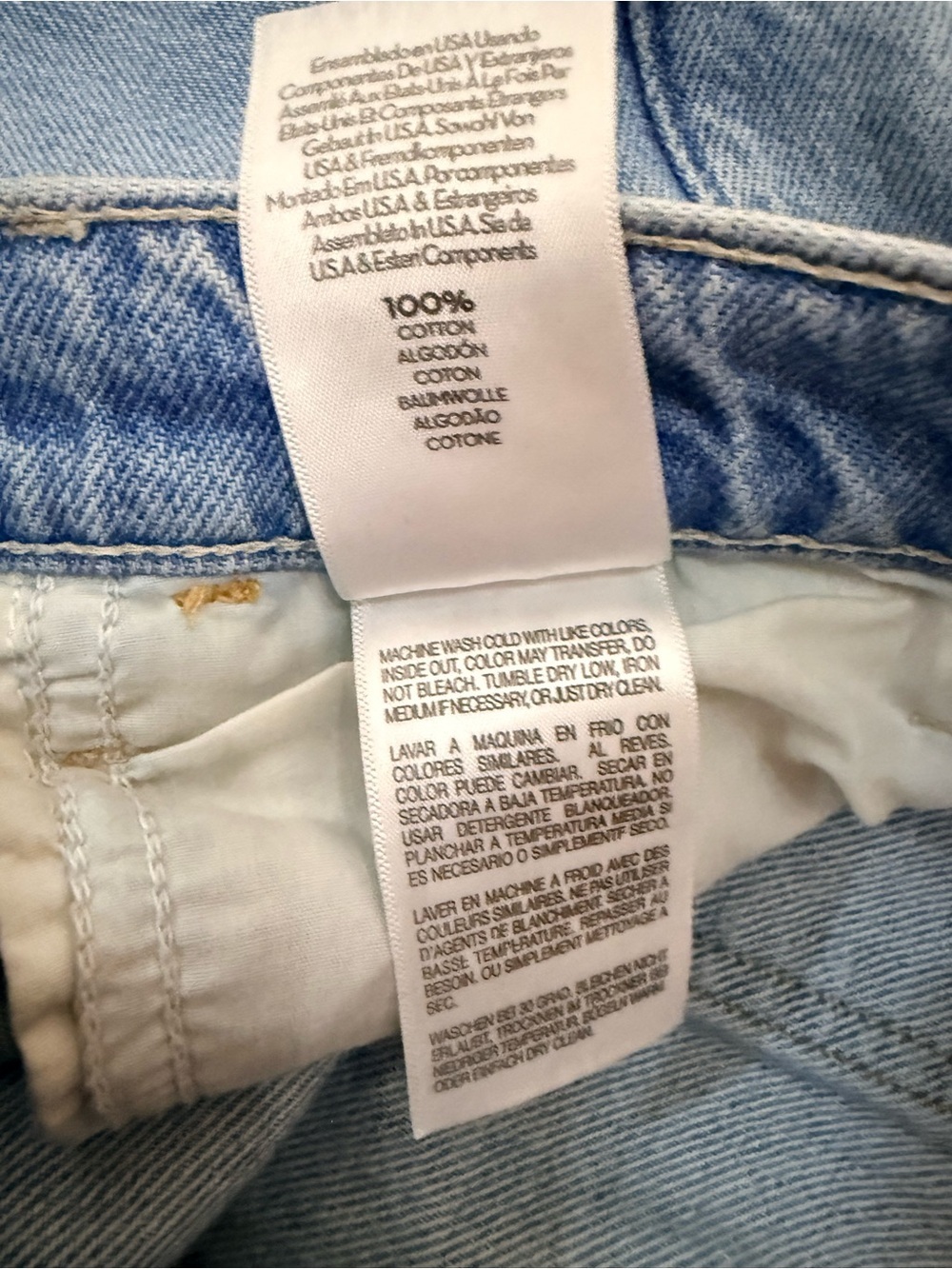 MOTHER The Hustler Ankle Fray Jeans 24 Home On The Range 100% Cotton - Picture 8 of 12